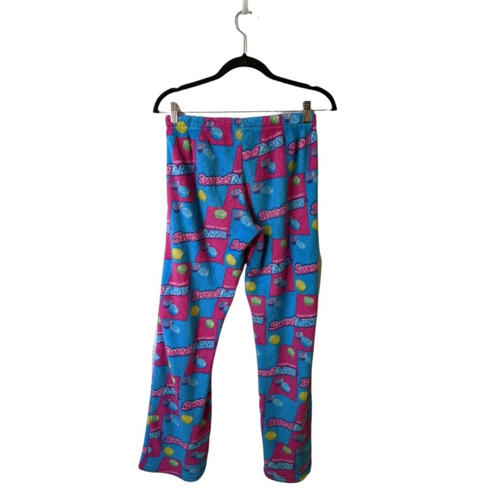 Womens Sweet Tarts Candy Fleece PJ bottoms Lounge Pants Size Small